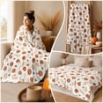 thumbnail image 4 of Luoshdecor Fall Pumpkin Plush Blanket, Thanksgiving Decorations Farmhouse Style for Harvest Party,Seasonal Gift and Home Decor 59x51 Inch, 4 of 7