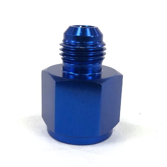Blue AN8 8AN Female to AN-6 Male Straight Swivel Fuel Oil Gas Line Fitting