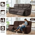 thumbnail image 5 of SUSUZI Recliner Sofa Slipcovers for 3 Seater Couch, Stretch Solid Jacquard Sofa Couch Covers, 5 of 7