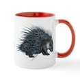 thumbnail image 2 of CafePress - Porcupine Mug - 11 oz Ceramic Mug - Novelty Coffee Tea Cup, 2 of 6
