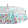 thumbnail image 2 of Serafina Home Outdoor Waterproof Tropical Pool Party Flamingo Vinyl Tablecloth, 52" x 70", 2 of 5