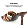 thumbnail image 4 of Journee Collection Womens Calliope Tru Comfort Foam Open Toe High Stiletto Pumps, 4 of 6