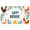 1A, variant on Cartoon Chicken Happy Birthday Banner Rooster Design Animal Theme Party Backdrop for Kids Celebration Indoor Event Decoration