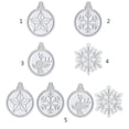 thumbnail image 3 of Molde de resina epoxi para colgante de árbol de Navidad, molde de silicona para decoraciones de fiestas navideñas, manualidades, joyería, llaveros, herramientas de fundición-fg, 3 of 4