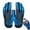 Blue, variant on 1 Pair Kids Soccer Goalie Gloves Children Football Goalkeeper Gloves Anti-Slip Youth Sports High-Performance Protection Gloves (Blue,M)