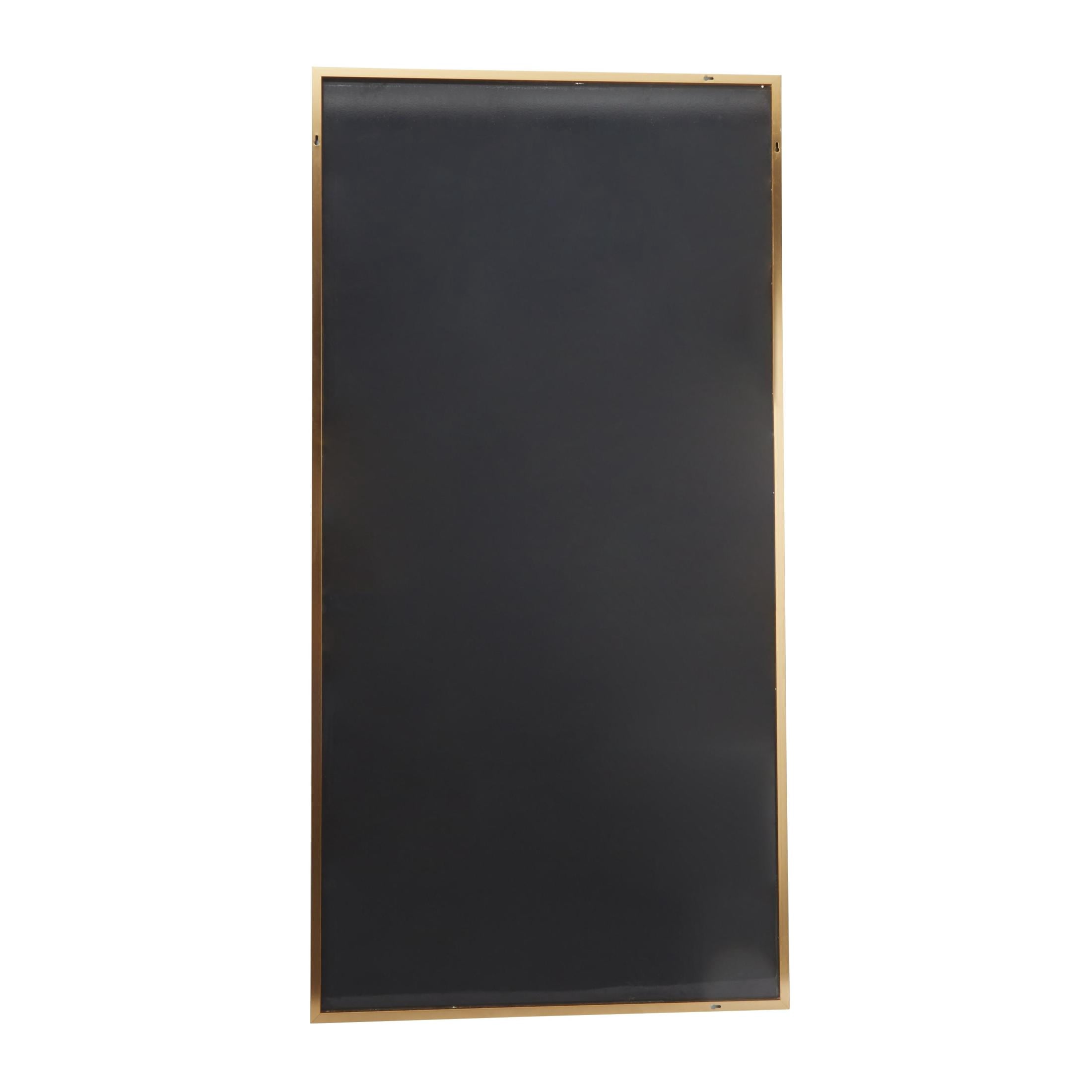 CosmoLiving by Cosmopolitan 40" x 79" Gold Wall Mirror with Thin Frame