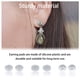 thumbnail image 4 of Tapones para tuercas de oreja, transparentes, antidolor, cómodos, superficie lisa, componentes útiles para pendientes, 100 Uds., suministros Ropa, zapatos y accesorios Miscelánea espesar estilo Sonducket AP010089-03B, 4 of 6