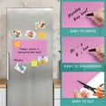 thumbnail image 3 of Uxcell Magnetic Dry Erase Board Sheet for Fridge - Kitchen Organizer and Planner Pink, 3 of 7