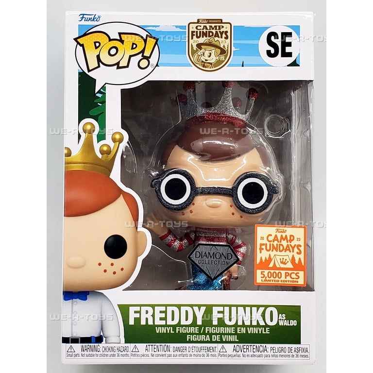 Funko POP Camp Fundays 2023 Freddy Funko as Where's Waldo Vinyl