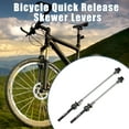 thumbnail image 2 of Unique Bargains 1 Pair Bicycle Quick Release Axles Skewers Lever Front Rear Bike Wheel Axle 140mm 180mm Black, 2 of 6
