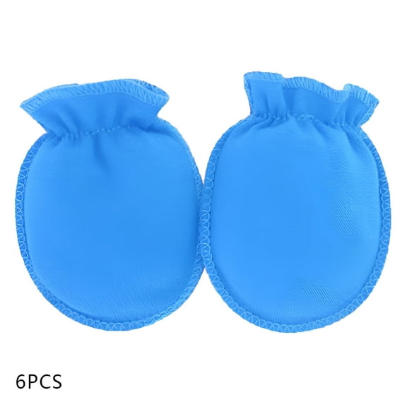 TELOLY 6Pcs Baby Mittens,Exquisite Appearance Baby Mittens Newborn,Baby-Exclusive Baby Mittens 0-6 Months,Style1
