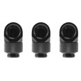 thumbnail image 1 of 3X 12.9mm G1/4 Thread Tube Connector Fitting for Pc Water Cooling Black, 1 of 7