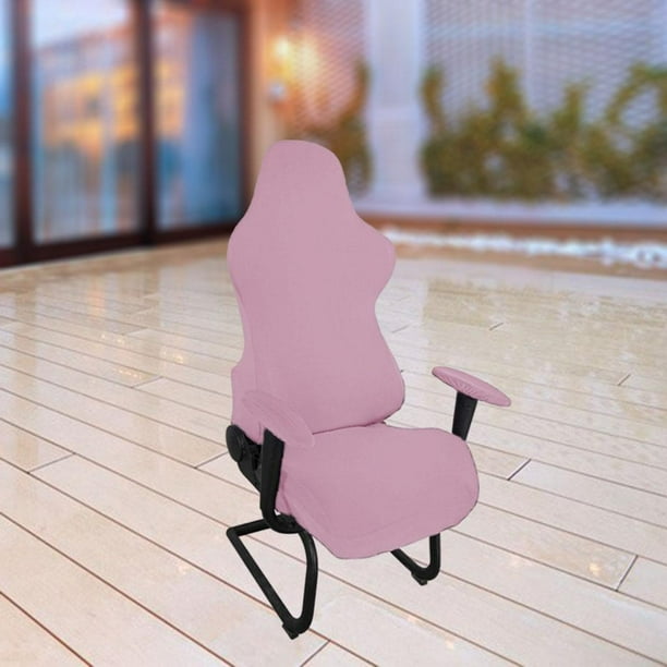 Fundas para Juegos de Computadora de Oficina, Reposabrazos Extraíble, Juego de Brazo para Comedor Giratorio , Rosa claro Macarena Funda para sillón