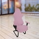 thumbnail image 2 of Funda elástica para silla gaming, ergonómica, universal, de poliéster, lisa, suave y lavable. Rosa claro, 2 of 8