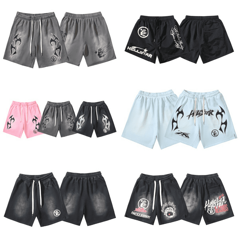 Hellstar Studios Shorts Summer Casual Sports Shorts with Hellstar Studios Shorts Summer Casual Sports Shorts with