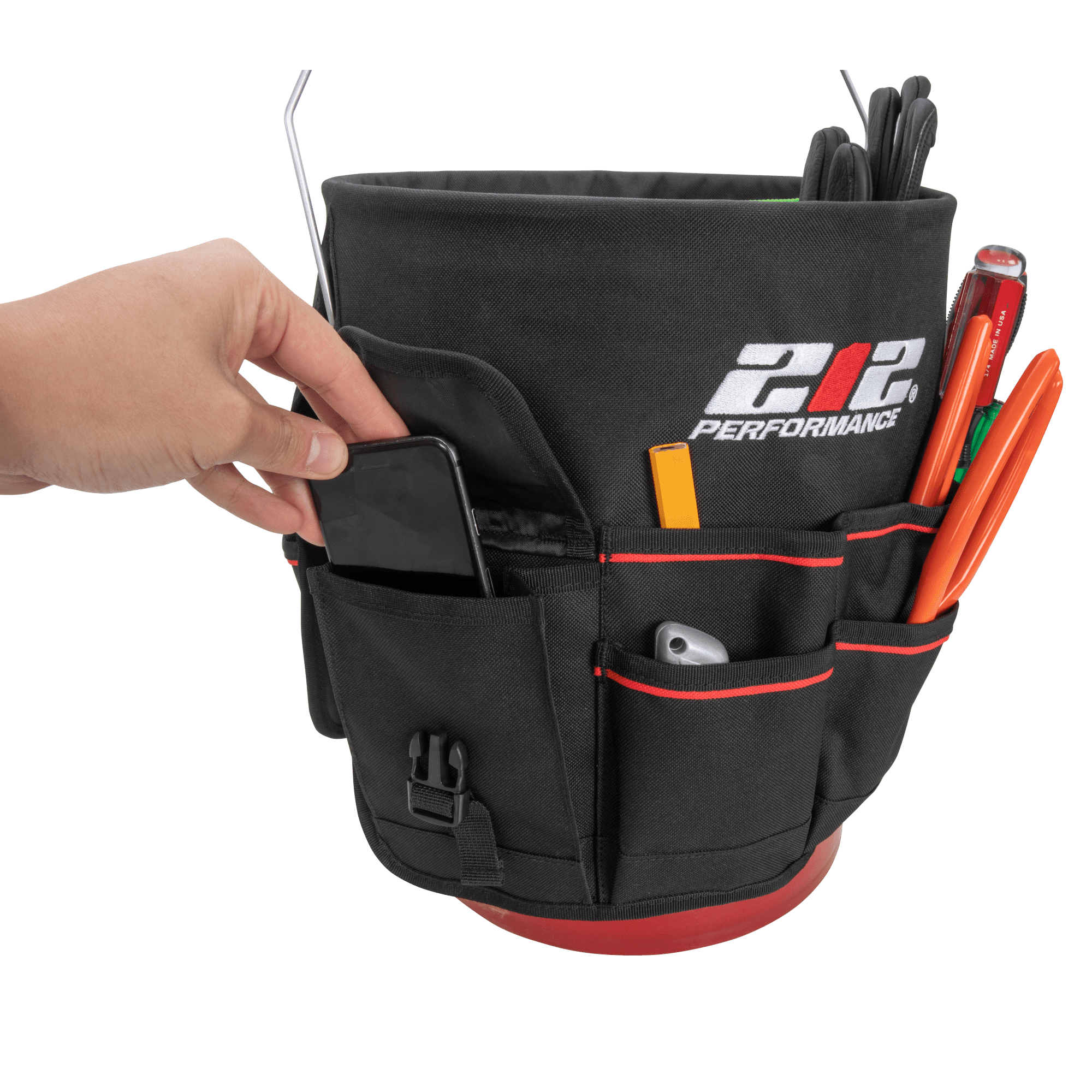 212 Performance 29-Pocket 5-Gallon Bucket Tool Organizer BKO29-05
