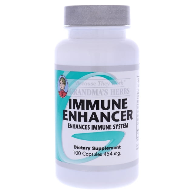 Cápsulas inmunoestimulantes Grandmas Herbs Grandmas Herbs Immune Enhancer Capsules Dietary Supplement Unisex 100Count