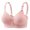 Light Pink, variant on Fsqjgq Large Size Lace Bras for Women Comfort Underwear Full Coverage Back Support Push Up Bra Soft Bralettes Breathable Sports Wireless Bras 40