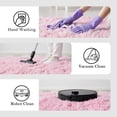 thumbnail image 4 of Small Rug Throw Rugs for Bedroom, Mini Area Rug, Fluffy Pink Carpet, Affordable Door Entryway Indoor Inside Front Entrance Dog 2x3 Mat, Home Decor Aesthetic(2 x 3, Pink), 4 of 13
