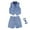 Sky Blue, variant on XUELUO Toddler Boys Casual Outfit Sets Solid Color V Neck Sleeveless Formal Vest Tops And Shorts Bowtie Three Piece Holiday Wear,Blue,2-3 Years