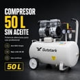 thumbnail image 2 of Compresor de Aire Electrico GUTSTARK 1HP Portatil 50 L 2 pistones 116 Psi 127v 750w, 2 of 9