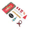 thumbnail image 3 of Accesorios navideños, casa de muñecas, juego de decoración navideña, casa de muñecas, decoración navideña, casa de muñecas, juguetes navideños, funcionalidad inteligente, 3 of 12