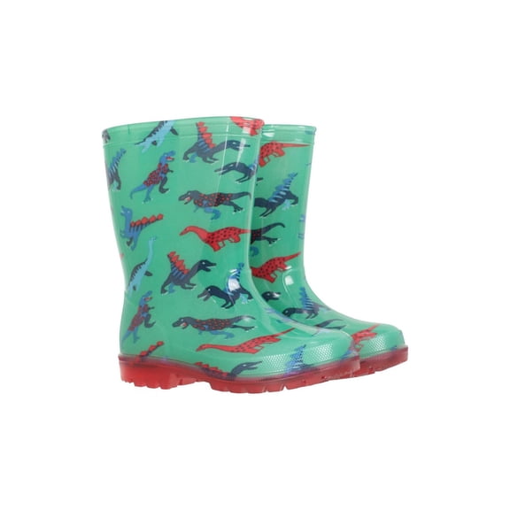 Mountain Warehouse Boys/Girls Splash Dinosaur Light Up Galoshes