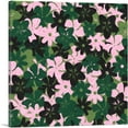 thumbnail image 1 of ARTCANVAS Army Green Pink Black Camo Camouflage Flowers Pattern Canvas Art Print - Size: 26" x 26" (0.75" Deep), 1 of 9
