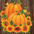 thumbnail image 1 of Diamante pintura girasol calabaza 5D DIY mosaico redondo completo cuadro de pared 30x30cm Hugtrwg Para estrenar, 1 of 9