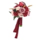 thumbnail image 5 of Ramo de novia, ramo de dama de honor, ramo de mano, flores artificiales para novia Rojo, 5 of 9