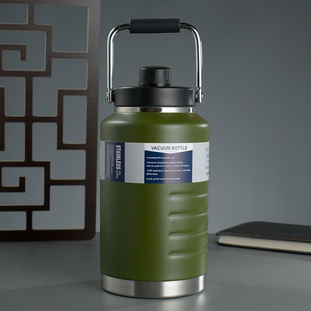 Pekkaxy Stainless Steel Insulated Water Bottle, 50 oz, Keeps Drinks Hot or Cold for 12 Hours, Perfect for Gym, Hiking, and Outdoor Adventures
