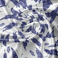 thumbnail image 7 of Ambesonne Butterfly Valance & Curtain, Design of Mariposa Floral, 55"x36", Indigo Ceil Blue, 7 of 7