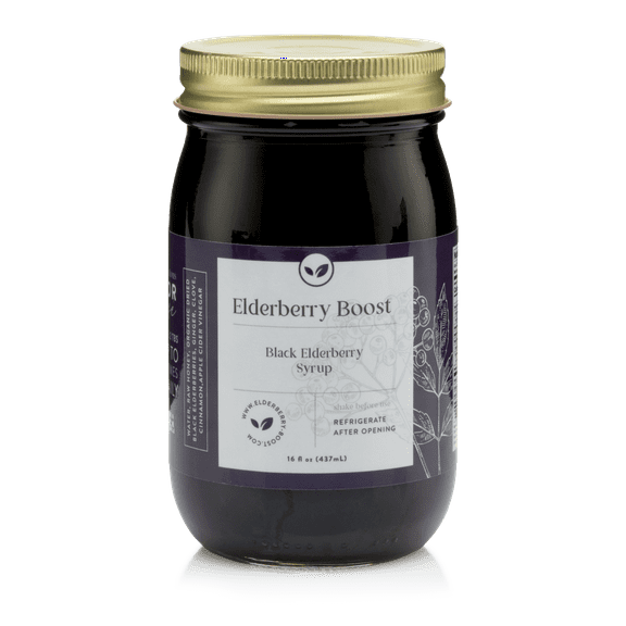 All-Natural Elderberry Syrup - Elderberry Boost - 16 fl oz