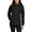 Deep Black, variant on Just Blanks Ladies Essential Rain Jacket Breathability Rating Waterproof Center Front Zipper, Deep Black, 4XL