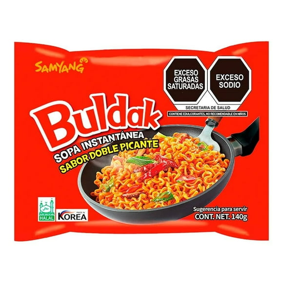 Sopa instantánea Samyang pollo doble picante 140 g