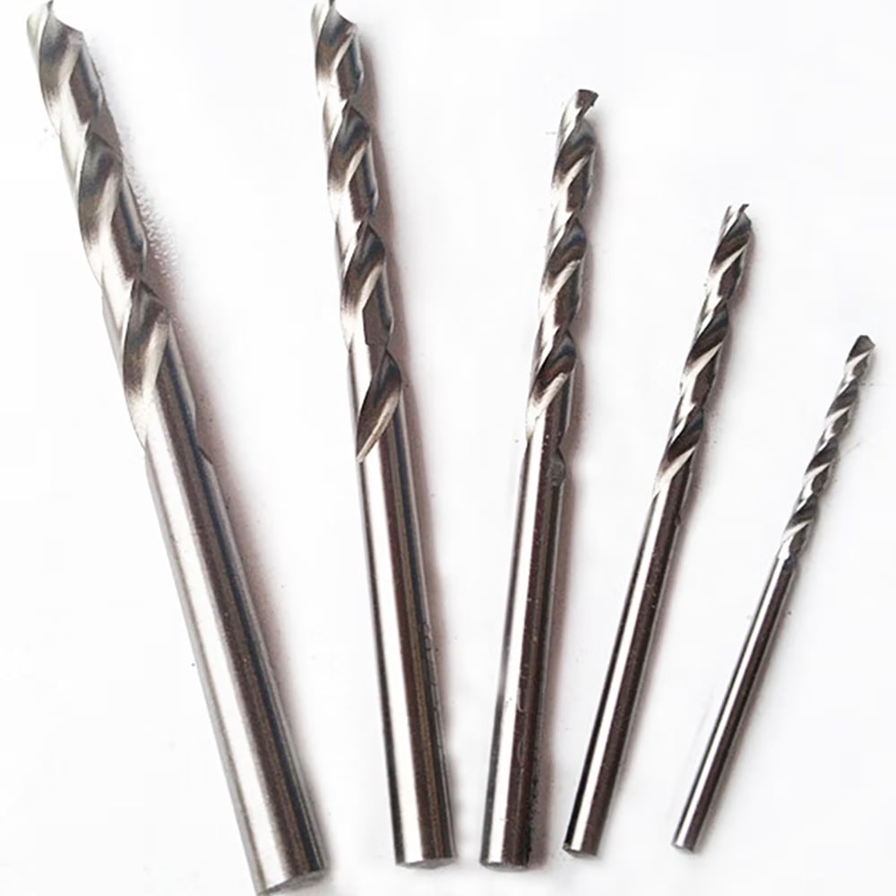ThinkLearn Bits for hand drills, Titanium Twist Drill Bit Set, Quick Change, 5pcs