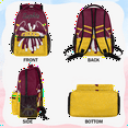thumbnail image 3 of Jiaoprinted Custom Maroon Yellow Cheer Backpack for Cheerleader, Personalized Cheerleading Backpack, Coach Daypack for Cheer Team Gifts, 3 of 7