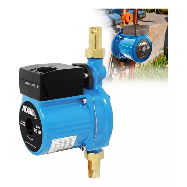 Bomba Presurizadora Automática 1/6 Hp 140 W Adir 1503 127V
