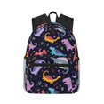 thumbnail image 1 of Balery Cartoon Dinosaur Mochila para Mujeres y Hombres, Mochila Ligera Casual para Viajes, Mochila Clásica Básica para la Universidad, 1 of 6