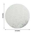 thumbnail image 2 of BalsaCircle Silver 10 Metallic 13 in Round Polyester Mesh Sequins Table Placemats Party Event Tableware Supplies, 2 of 8