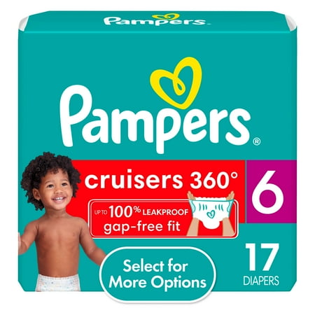 UPC: 0037000714774 | Pampers Cruisers 360 Diapers Size 6 17 Count (Select for More Options)