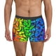 thumbnail image 1 of Balery Multicolored Butterflies Calzoncillos bóxer para hombre, ropa interior de algodón suave y transpirable con cinturilla de nailon-Medium, 1 of 5