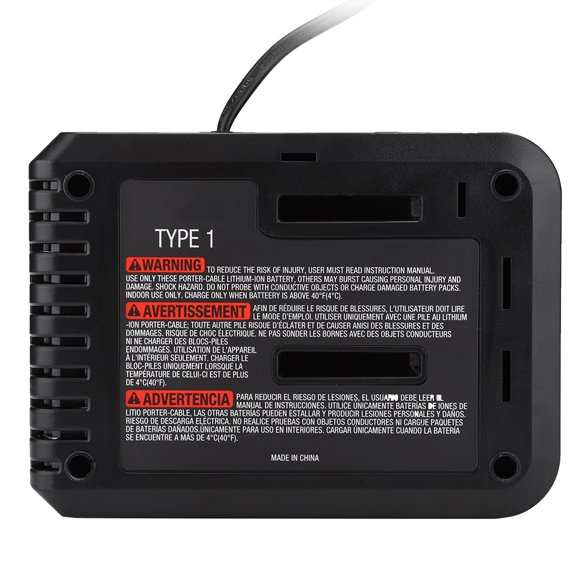 Cargador de Batería de Iones de Litio, Para Porter Cable 10.8-20V, Con Capacidad de Carga Ráspida para máxima Eficiencia