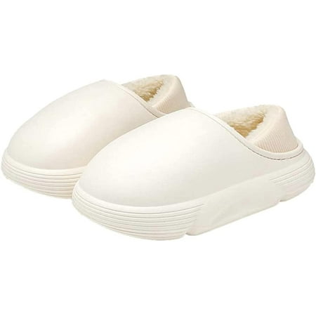 

CoCopeaunt Women Men Classic Warm Fluffy Faux Fur Lining Shoes House Home Anti-slip Fluent Line Slippers Indoor Outdoor