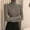N-Grey, variant on Women Casual Solid Color Thermal Tops for Women Bottoming Shirt Slim High Long Sleeve Womens Thermal Tops Collar Knitted Long Sleeved Thermal Tops for Women Long Sleeve V Neck Top