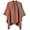 Orange, variant on PIKADINGNIS Women Warm Shawls Open Front Sweater Cape Poncho Winter Wrap Blanket Cardigan Coat