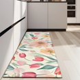 thumbnail image 4 of Pioneer Flower Floral Print Pattern Kitchen Rug Mat,Kitchen Runner Rugs Non Skid Washable,Decorative Kitchen Floor Mats for Kitchen,Sink,Laundry,17"X47", 4 of 5