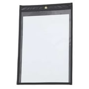 Manufacturer Varies Shop Ticket Holder,Black; Clear,PK25 2TDC1