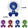 thumbnail image 2 of Paquete de 4 portacepillos de dientes LRH para niños 4 colores, 2 of 4