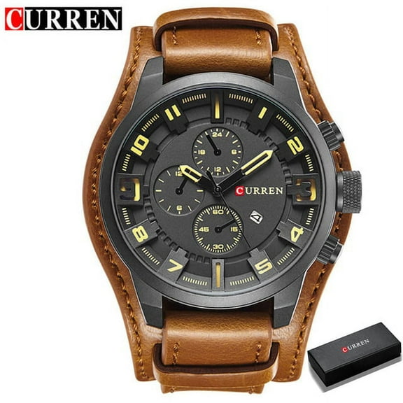 Curren Men's Watches Top Brand Luxury Fashion&casual Business Quartz Watch Date Waterproof Wristwatch Hodinky Relogio Masculino - Quartz Wristwatches